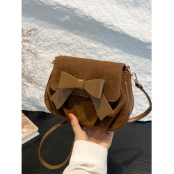 高級質感復古休閒馬鞍包女秋冬2026新款小方包時尚百搭單肩斜後後背包