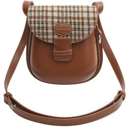 復古通勤馬鞍小包包女2025新款春夏流行斜背豆豆包磨砂迷你手機包