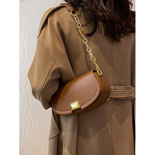 復古包包女2026新款時尚單肩包小衆設計腋下包女高級感斜背馬鞍包