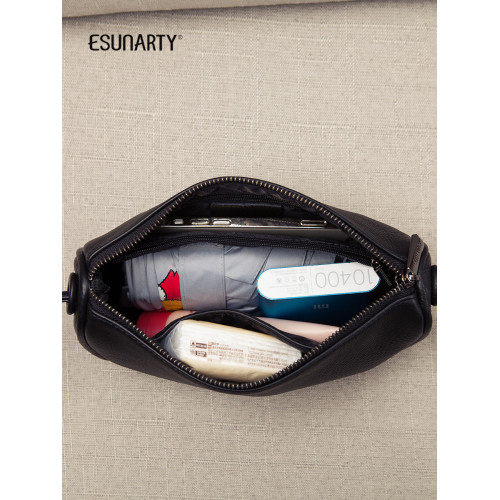 軟皮小包包女斜背2026年新款潮時尚百搭真皮馬鞍包女秋迷你單肩包