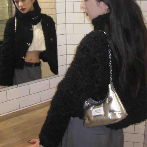 2025新款迷你腋下鏈條包雲朵包小香風女包秋冬單肩斜背手提包百搭