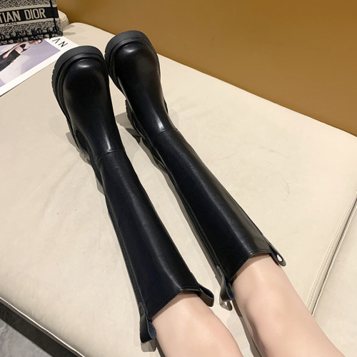 大碼騎士靴41一43直筒菸琯靴不過膝長筒大筒圍胖mm腿粗高筒女靴42 大碼騎士靴41一43直筒菸琯靴不過膝長筒大筒圍胖mm腿粗高筒女靴42