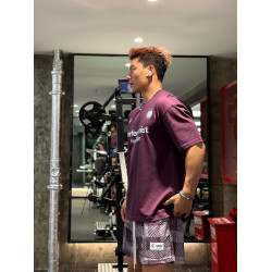 SATJDM美式復古運動涼感抗菌速乾T恤吸濕排汗訓練短袖260g國潮