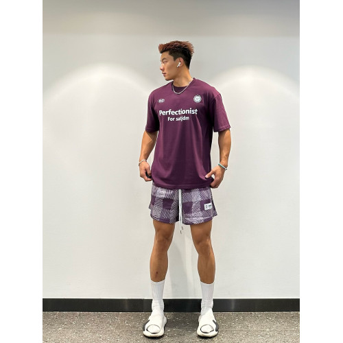 SATJDM美式復古運動涼感抗菌速乾T恤吸濕排汗訓練短袖260g國潮 SATJDM美式復古運動涼感抗菌速乾T恤吸濕排汗訓練短袖260g國潮