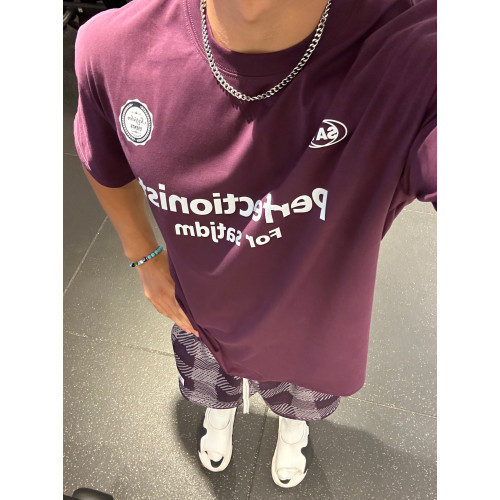 SATJDM美式復古運動涼感抗菌速乾T恤吸濕排汗訓練短袖260g國潮 SATJDM美式復古運動涼感抗菌速乾T恤吸濕排汗訓練短袖260g國潮