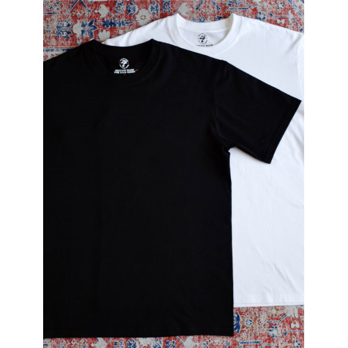 24/7 BY SWFI遠東 支線純棉黑白套裝（一包兩件）短袖T恤cleanfit