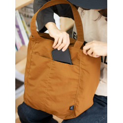 sobag日系防水尼龍休閒單肩布包女設計感小衆大容量通勤托特大包