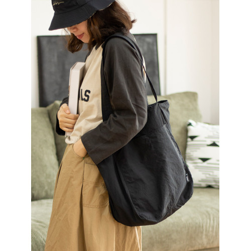 sobag日系防水尼龍休閒單肩布包女設計感小衆大容量通勤托特大包