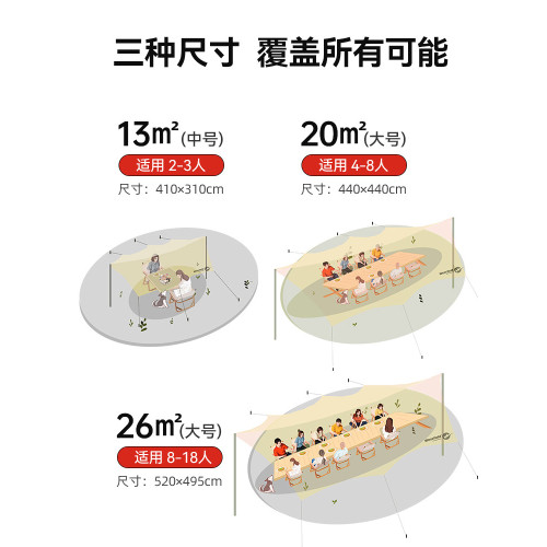 我飛黑膠天幕帳篷戶外露營全套防曬裝備防雨六角蝶形野營遮陽棚 我飛黑膠天幕帳篷戶外露營全套防曬裝備防雨六角蝶形野營遮陽棚