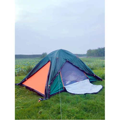 單人雙人六角帳篷防雨罩黑膠遮光防曬防紫外線防風防水保暖帳篷布