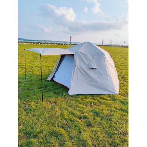 單人雙人六角帳篷防雨罩黑膠遮光防曬防紫外線防風防水保暖帳篷布