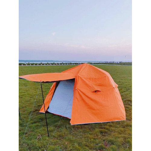 單人雙人六角帳篷防雨罩黑膠遮光防曬防紫外線防風防水保暖帳篷布