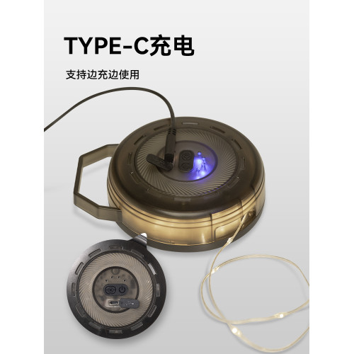 BLACKDOG黑狗氛圍燈串露營燈戶外野營帳篷燈帶裝飾天幕照明燈串