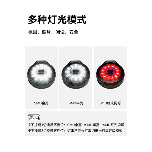 BLACKDOG黑狗氛圍燈串露營燈戶外野營帳篷燈帶裝飾天幕照明燈串