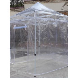陽光房全透明圍布帳篷雨棚戶外防雨簡易塑膠布遮陽棚陽台保溫花房
