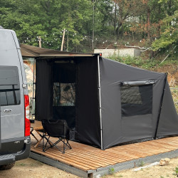 簡森戶外Fiamma房車遮陽棚拓展前邊布車邊側帳圍布帳篷菲亞瑪大樹