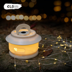 CSL戶外露營卷尺燈20米燈串野營天幕帳篷氛圍燈派對陽台LED