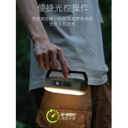 戶外露營燈卡片式磁吸工作燈帳篷燈氛圍燈野營照明燈充電超長續航