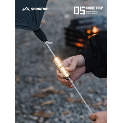 山趣戶外露營風繩燈警示小夜掛燈帳篷氛圍磁吸長續航充電營繩隨身