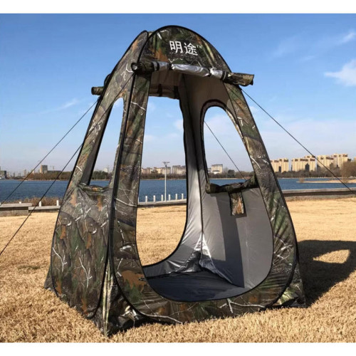 戶外釣魚帳篷單人冬天專用冬季雙人加厚防曬可攜式防風防寒冰釣神器