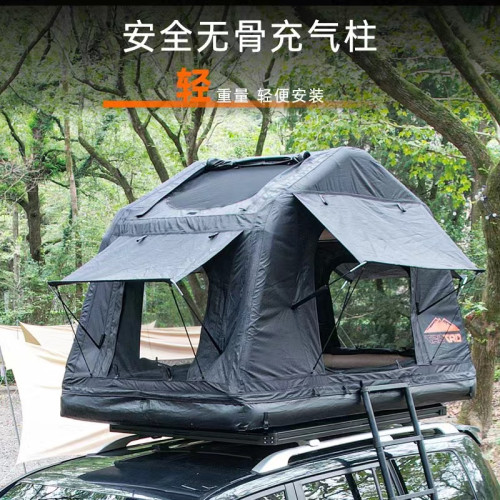戶外露營加厚牛津布保暖越野SUV汽車充氣車頂帳篷防暴雨可收納