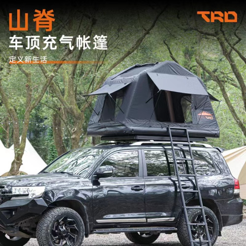 戶外露營加厚牛津布保暖越野SUV汽車充氣車頂帳篷防暴雨可收納