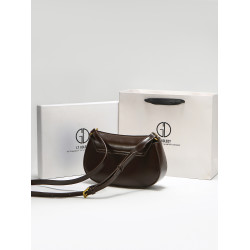 IT GDLEDY今年流行真皮馬鞍包包女2026新款高級感百搭單肩斜後後背包