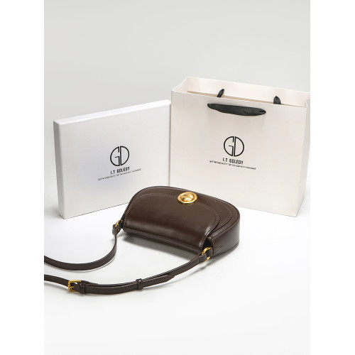 IT GDLEDY今年流行真皮馬鞍包包女2026新款高級感百搭單肩斜後後背包 IT GDLEDY今年流行真皮馬鞍包包女2026新款高級感百搭單肩斜後後背包