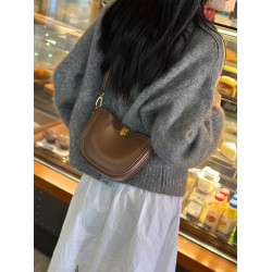 春季真皮小包包女2024新款時尚簡約洋氣單肩斜後後背包休閒百搭馬鞍包