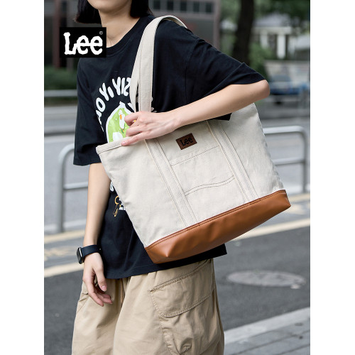 Lee包包女大容量托特包春夏季單肩包百搭手提包上課休閒腋下包 Lee包包女大容量托特包春夏季單肩包百搭手提包上課休閒腋下包