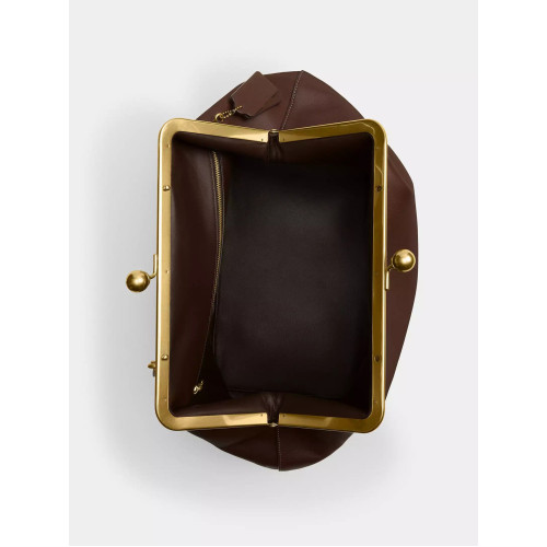 輕奢小衆設計時尚晚宴包大容量 吻鎖包大號口金夾子手拎包女百搭