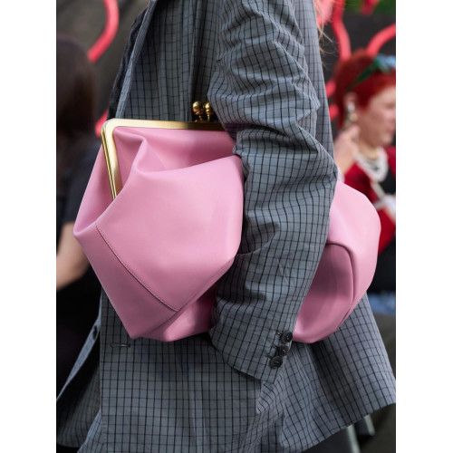 輕奢小衆設計時尚晚宴包大容量 吻鎖包大號口金夾子手拎包女百搭