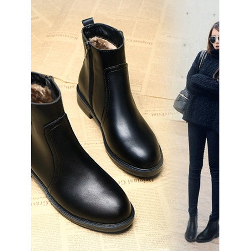 品牌真皮馬丁靴女英倫風2026年春秋單靴平跟加絨切爾西短靴女