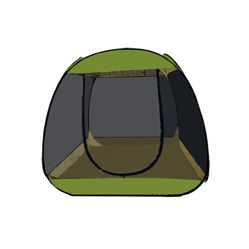 戶外防蚊帳篷庭院室內旅遊夏季納涼休閒網紗超大空間折曡可攜式涼棚