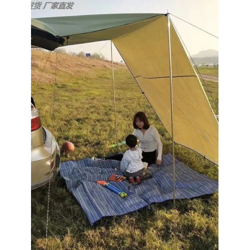 車邊露營遊旅行戶外車尾防曬遮陽棚suv防雨車用側邊天幕帳篷 車邊露營遊旅行戶外車尾防曬遮陽棚suv防雨車用側邊天幕帳篷