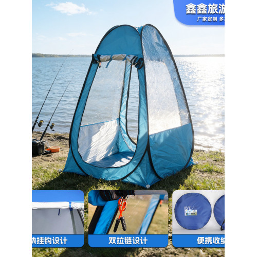 擺攤帳篷防風圍擋釣魚曬太陽臨時擋風單人透明簡易小房子釣魚帳篷 擺攤帳篷防風圍擋釣魚曬太陽臨時擋風單人透明簡易小房子釣魚帳篷