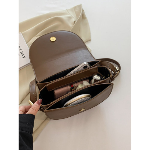 簡約質感小包包女包2023秋冬新款潮時尚高級感百搭單肩斜背馬鞍包 簡約質感小包包女包2023秋冬新款潮時尚高級感百搭單肩斜背馬鞍包