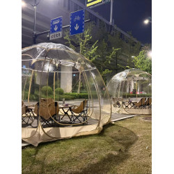 透明帳篷陽光房戶外曬暖吃火鍋裝備釣魚網紅泡泡屋露天可攜式星空房