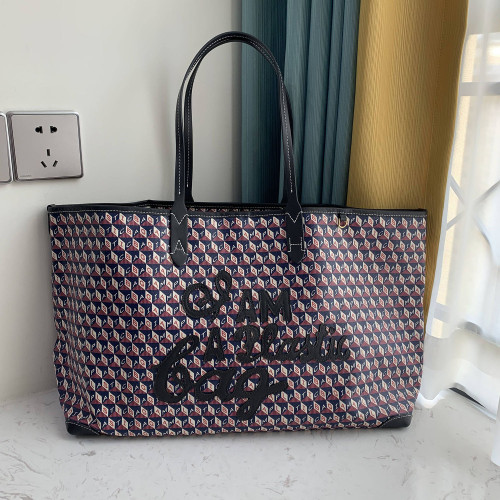 爆款anya安雅大容量托特包2024新款媽咪包購物袋字母印花通勤