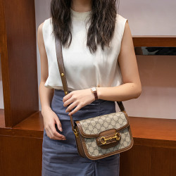 香港肖戰同款1955馬鞍包斜背單肩腋下包小衆真皮包包女2024新款潮