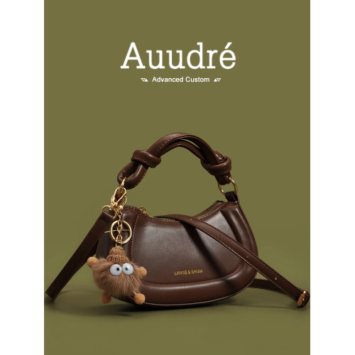 Auudre高級感洋氣小包包女2026新款春夏百搭質感斜後後背包手提小方包