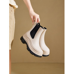 厚底雨鞋女款2025新款夏天馬丁雨靴防水套鞋水鞋水靴短靴防滑膠鞋