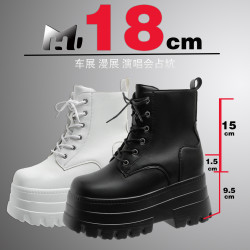 cosplay增高鞋萬用可墊增高15cm成男魏無羨小哥花城動漫鞋長筒靴