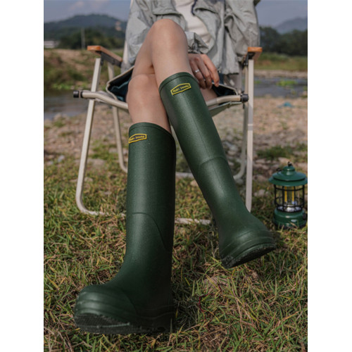 高筒雨鞋女日系防滑防水情侶雨靴男長筒洗車工作耐磨膠鞋釣魚水鞋
