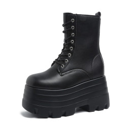 cos增高鞋20cm漫展馬丁靴小個子厚底長腿靴大碼女演唱會站坑短靴