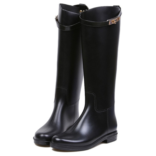 韓國時尚雨靴女士高筒雨鞋女款2025新款防滑長筒水鞋水靴長靴膠鞋