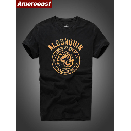 美洲海岸af美式休閒上衣男磨毛純棉圓領短袖t恤夏季運動潮牌男裝 美洲海岸af美式休閒上衣男磨毛純棉圓領短袖t恤夏季運動潮牌男裝