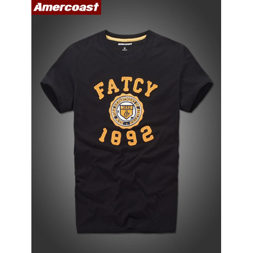 美洲海岸af美式休閒上衣男磨毛純棉圓領短袖t恤夏季運動潮牌男裝 美洲海岸af美式休閒上衣男磨毛純棉圓領短袖t恤夏季運動潮牌男裝