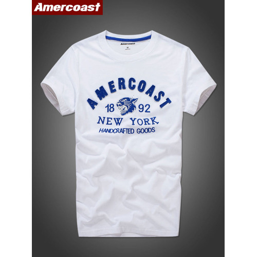 美洲海岸af美式休閒上衣男磨毛純棉圓領短袖t恤夏季運動潮牌男裝 美洲海岸af美式休閒上衣男磨毛純棉圓領短袖t恤夏季運動潮牌男裝