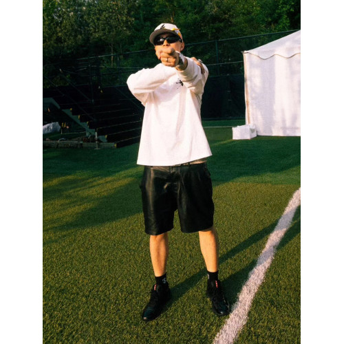 ASEN同款 STK SmallTownKid 黑白十字架長袖T恤 打底內搭美式復古